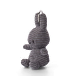 Load image into Gallery viewer, Miffy Keychain Corduroy Grey 10cm
