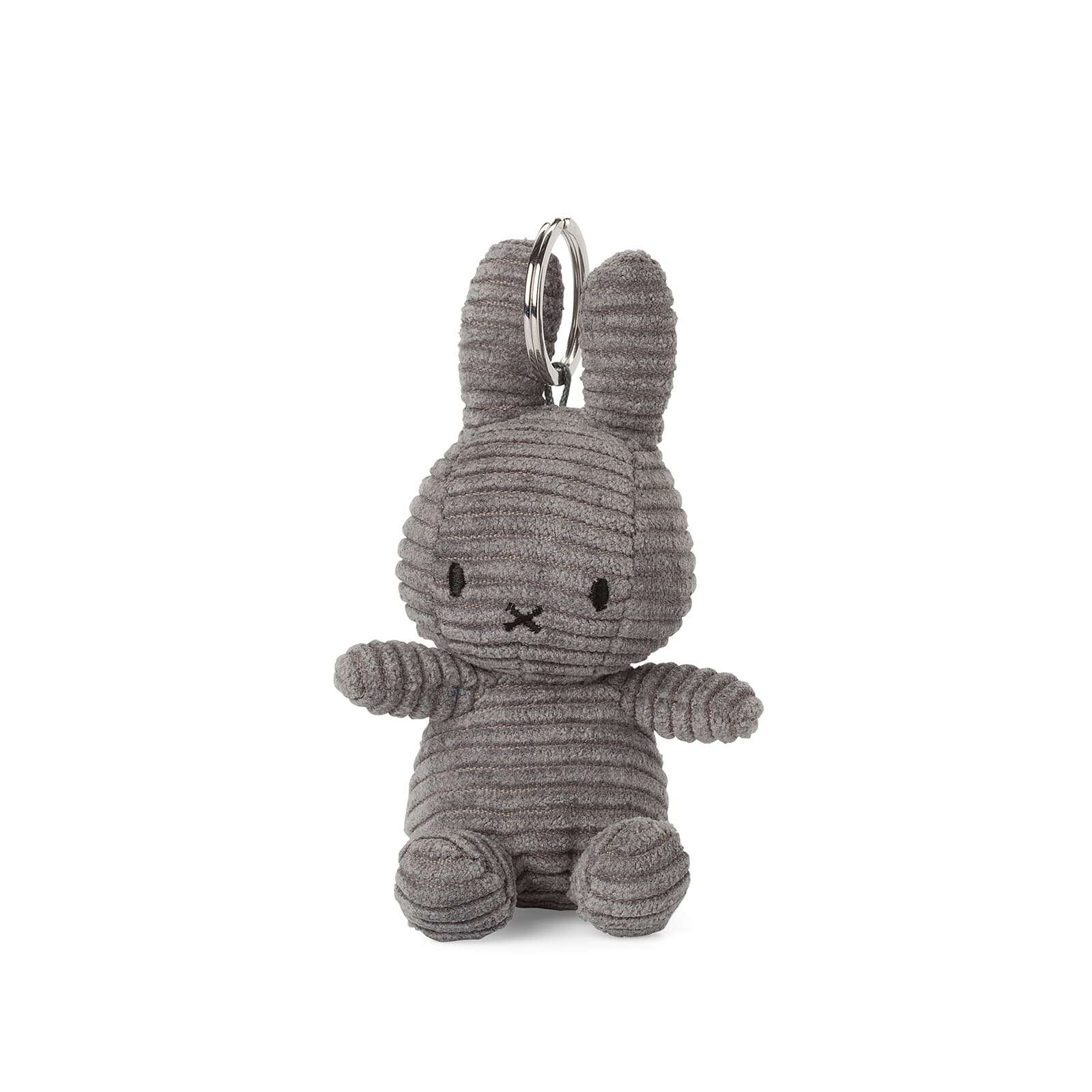 Miffy Keychain Corduroy Grey 10cm