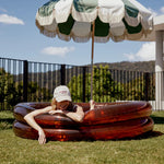 Load image into Gallery viewer, Pool Buoy Inflatable Pool Hourglass Amber Pool 
