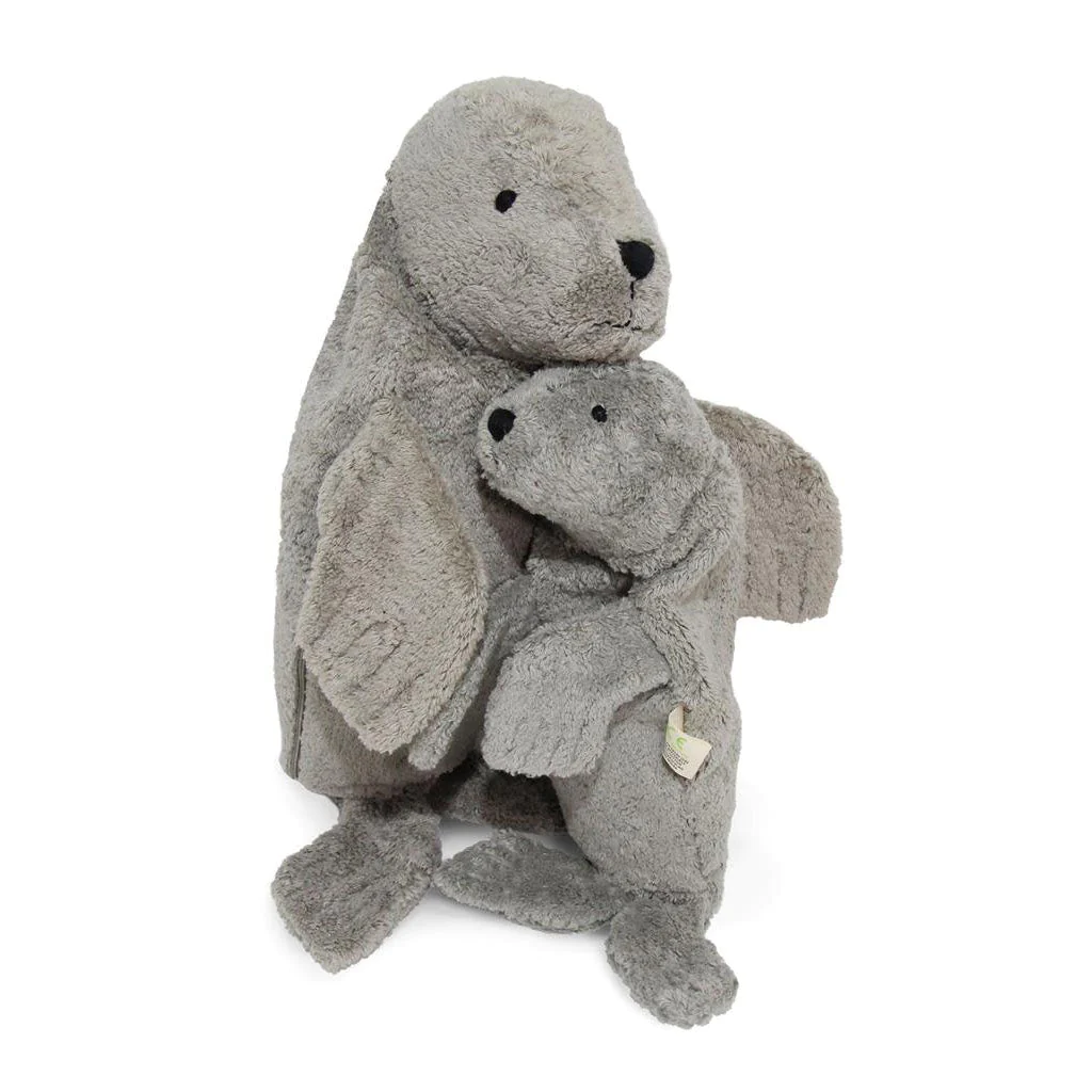 Senger-Cuddly-Animal-Seal-large-grey