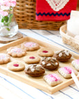 Tara Treasures Felt Iced Vovo Biscuits