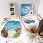 Load image into Gallery viewer, Tara Treasures Sea, Beach and Rockpool Play Mat Playscape

