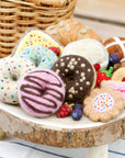 Tara Treasures Felt Almond Croissant