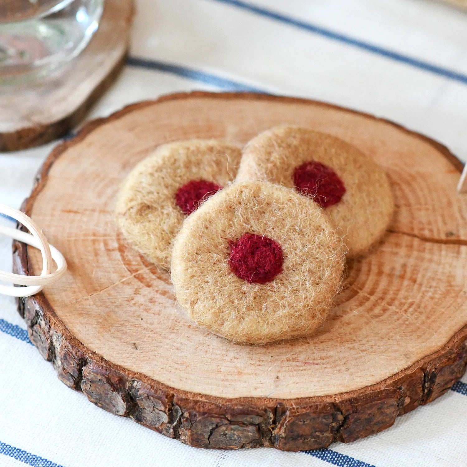 Tara Treasures Felt Jam Drop Biscuit