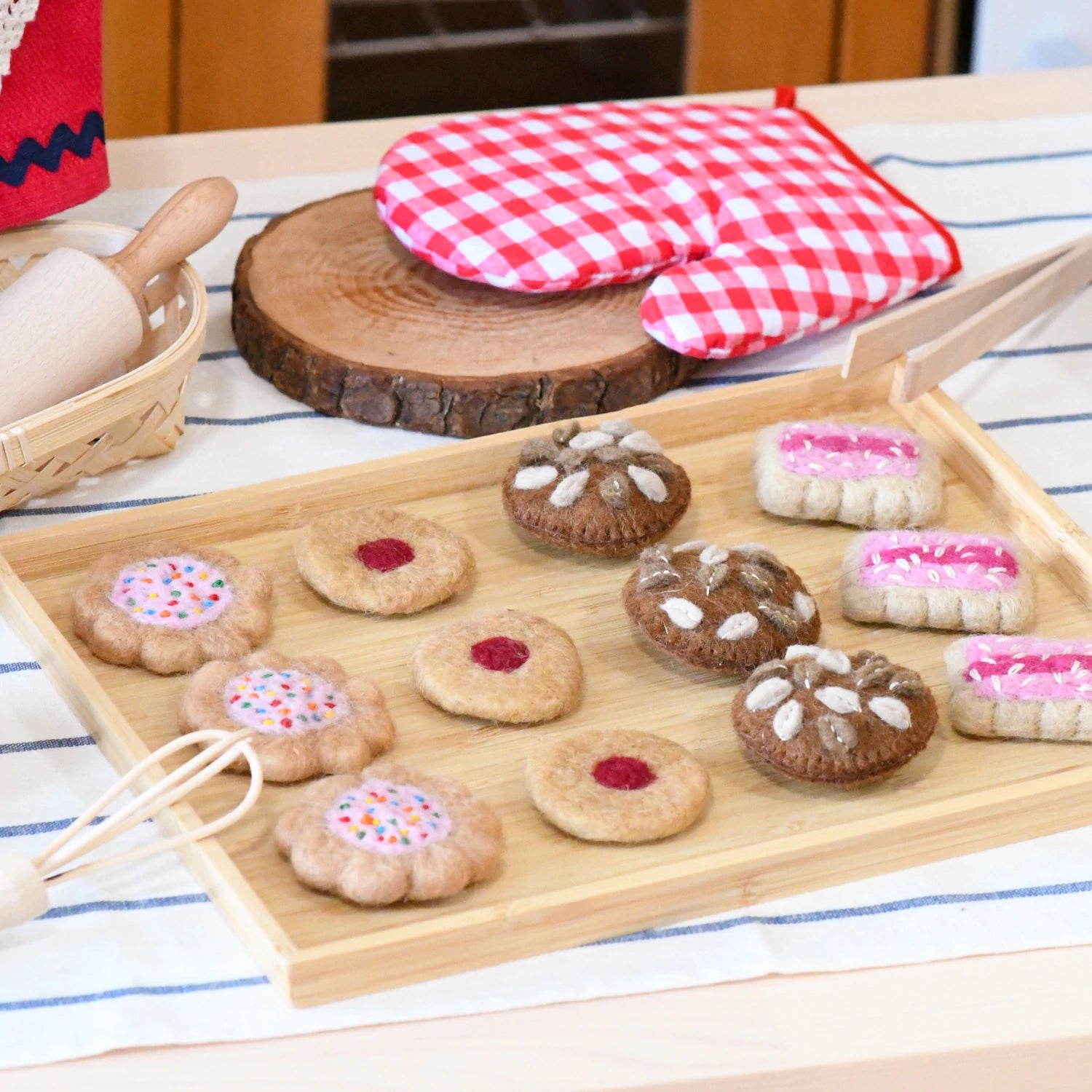 Tara Treasures Felt Jam Drop Biscuit