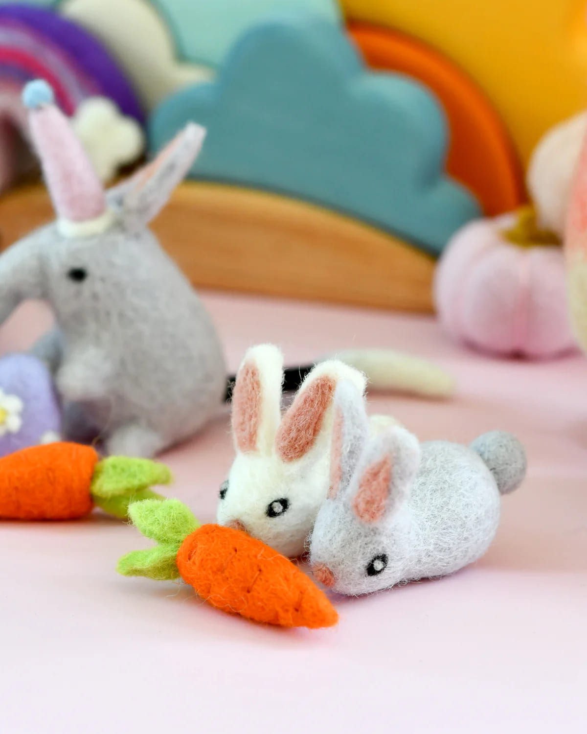 Tara Treasures Felt Carrots 