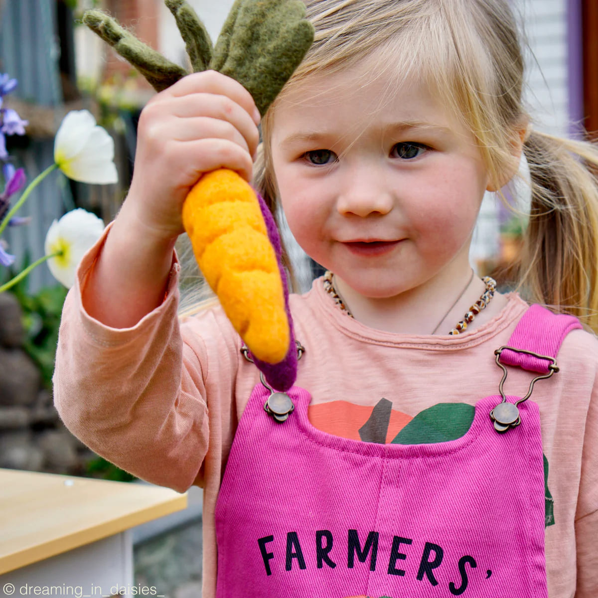 Tara Treasures Felt Orange Carrot