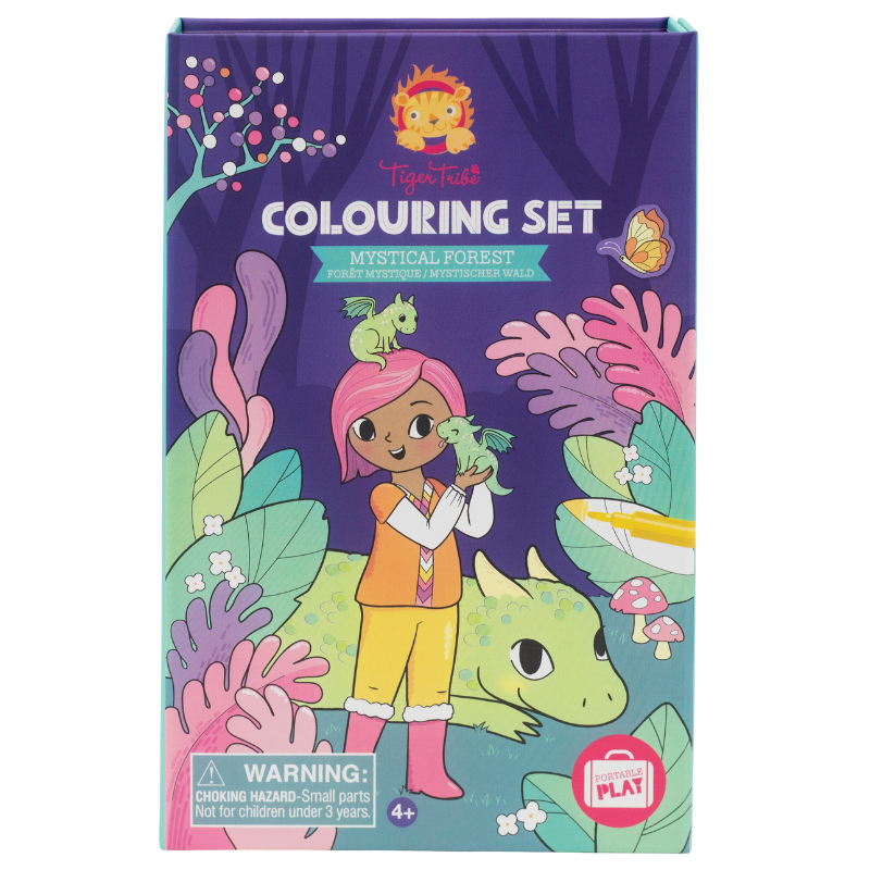Tiger Tribe Colouring Set - Mystical Forest