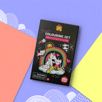 Load image into Gallery viewer, Tiger Tribe Neon Colouring Set - Unicorns and Friends
