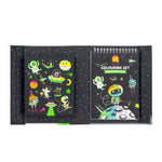 Load image into Gallery viewer, Tiger Tribe Neon Colouring Set - Outer Space
