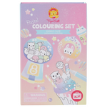 Load image into Gallery viewer, Tiger Tribe Pastel Colouring Set - Kawaii Cafe
