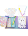 Tiger Tribe Pastel Colouring Set - Kawaii Cafe