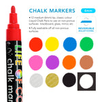 Load image into Gallery viewer, Life of Colour Classic Colours 6mm Tip Liquid Chalk Markers - Set of 12
