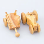 Load image into Gallery viewer, Debresk Small Wooden Tractor with Cart Au

