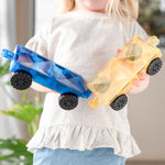 Load image into Gallery viewer, Connetix Magnetic Tiles Rainbow Car Pack 2 pc
