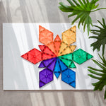 Load image into Gallery viewer, Connetix Magnetic Tiles Rainbow Geometry Pack 30 pc
