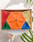 Connetix Magnetic Tiles Rainbow Geometry Pack 30 pc