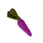 Load image into Gallery viewer, Tara Treasures Felt Purple Carrot
