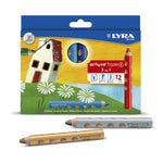 Load image into Gallery viewer, Lyra Groove Triple One Colour Pencil Watercolour Wax Crayon
