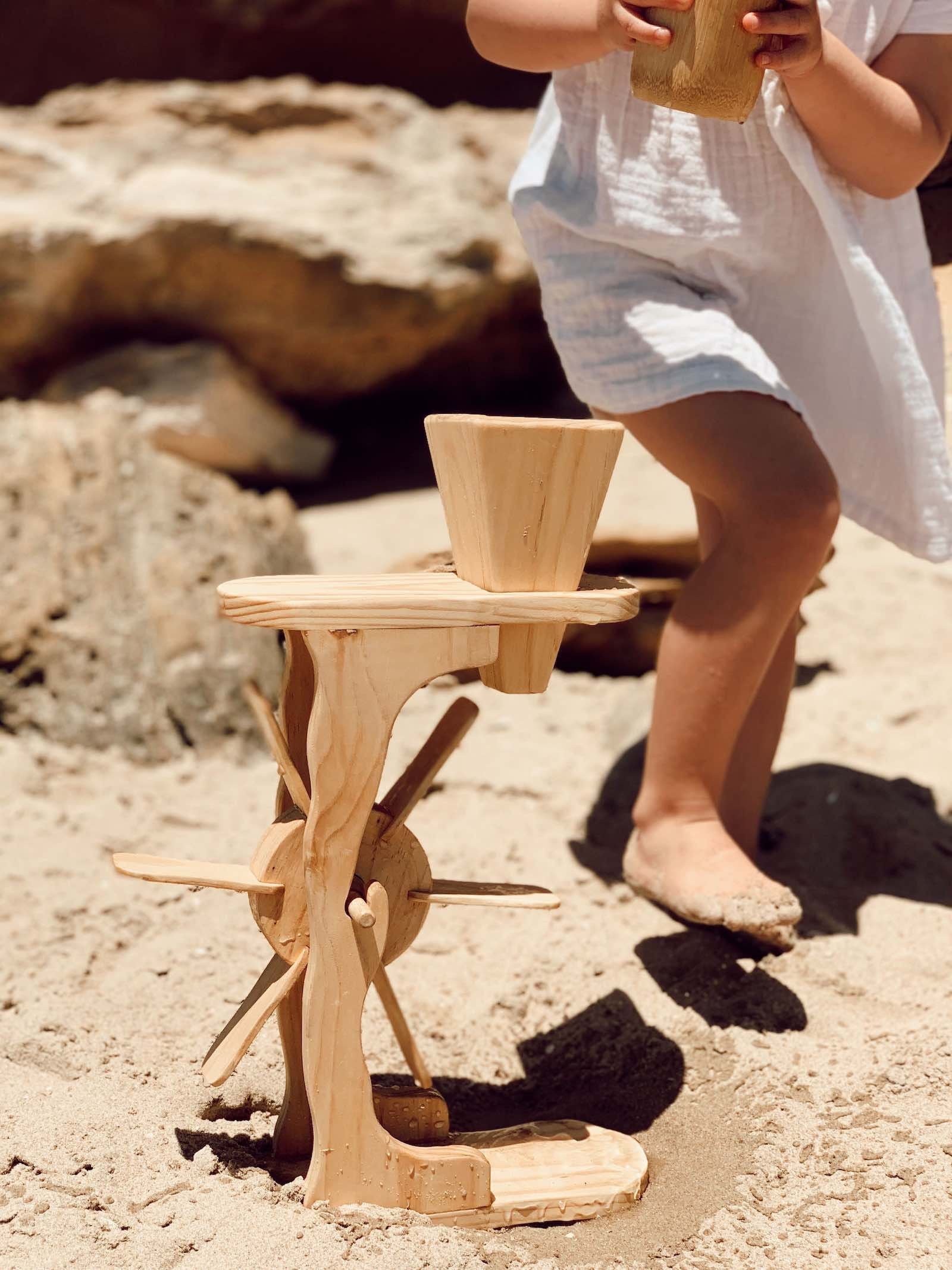 Explore Nook - Wooden Water &amp; Sand Wheel